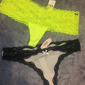 Brand New Victoria Secret & Pink Lace Thong